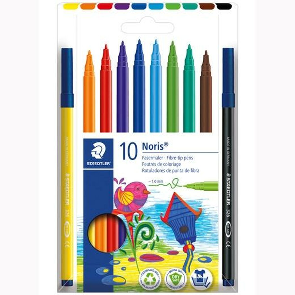 Set Flomastera Staedtler Noris 326 Pisana (10 kom.)